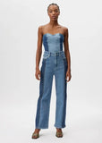 Jeans | Finley GZ Culotte (Washed mid blue)