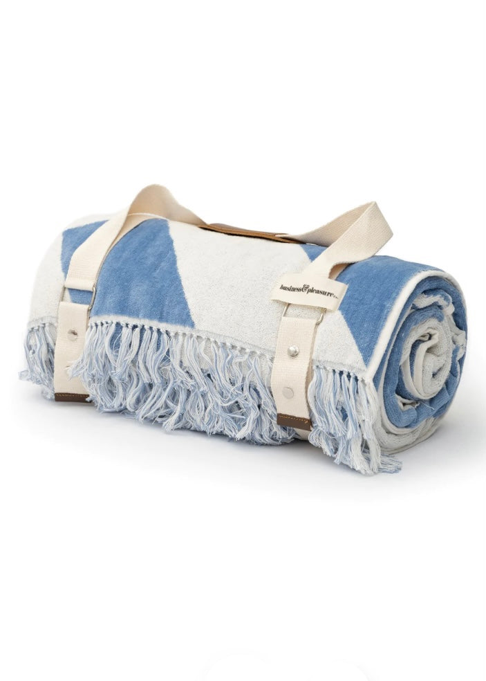Beach Blanket | Blue Spiral