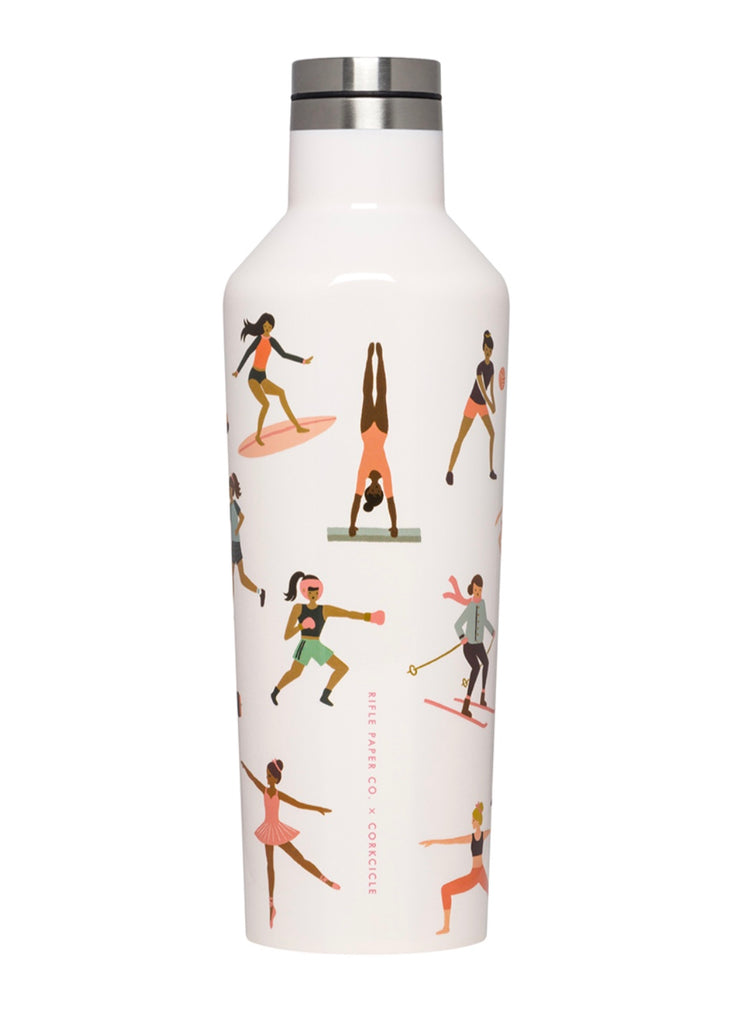 Bottle | Stainiess Steel (Sports Girls-Rifle Paper)