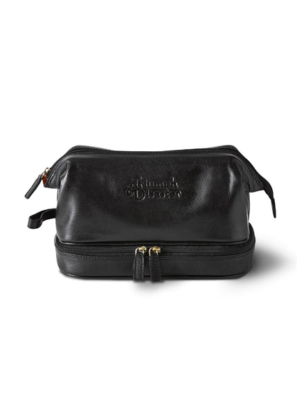 Toiletry Bag | Leather (Black)