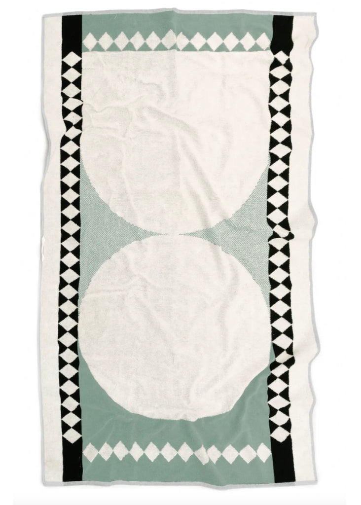 Beach Towel | Diamond Green