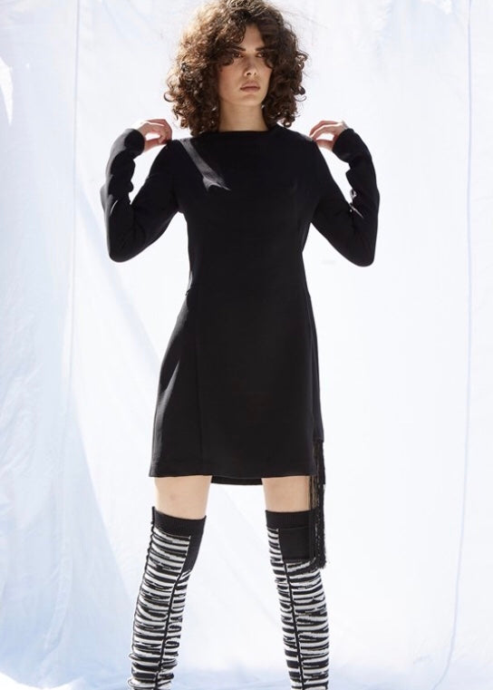 Dress | On The Fringe (Jetblack)