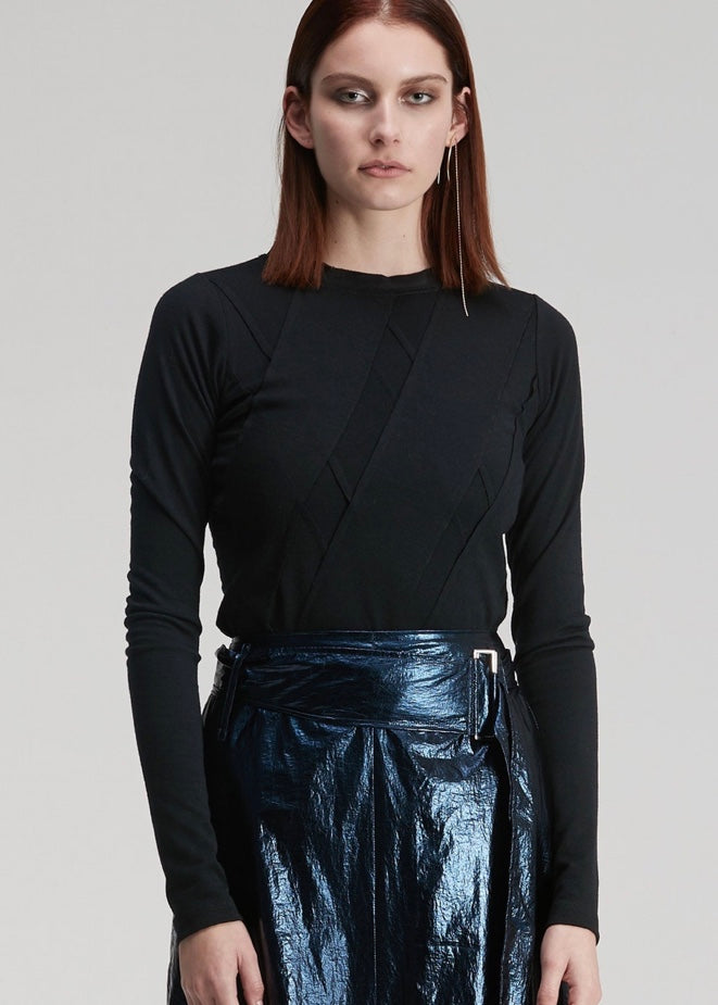 Top | Lattice (Black)