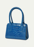 Bag | Paloma Mini Tote (Cobalt Wet Recycled Croc)