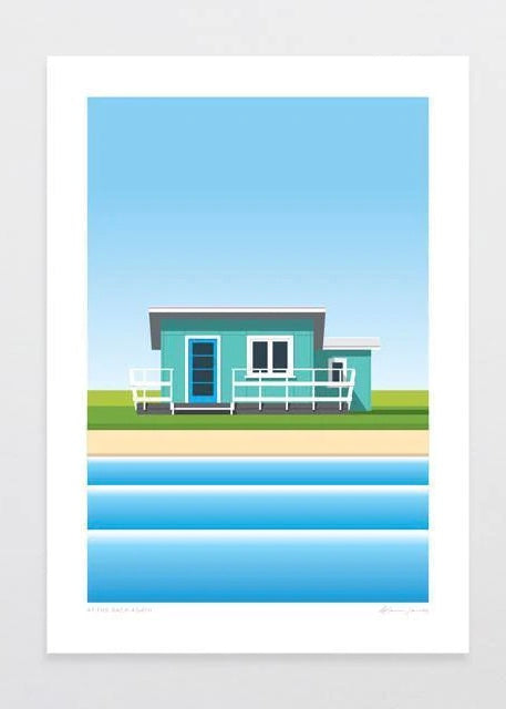 Art Print | At The Bach Again (A3)
