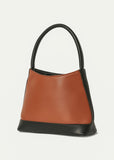 Bag | Chloe (Two Tone Rust/Black Recycled PU)