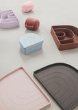 Plate/Bowl Set | Rainbow (Rose/Fudge)