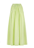 Skirt | Drawstring Maxi (Pistachio)