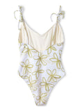 Swimwear | Flower One Piece (Olive)