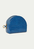 Pouch | Circulo Essentials (Cobalt Wet Recycled Croc)