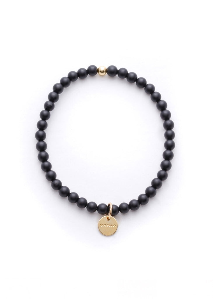 Bracelet | Amuleto Onyx (Gold 4mm)