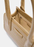 Bag | Paloma Mini Tote (Sand Brushed Recycled Croc)