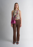 Bag | Paloma Mini Tote (Fuchsia Brushed Recycled Croc)
