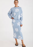 Skirt | Flower Knitted