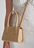 Bag | Paloma Mini Tote (Sand Brushed Recycled Croc)