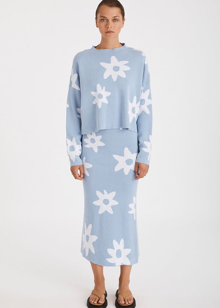 Skirt | Flower Knitted