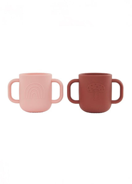 Cup Set | Kappu (Coral/Nutmeg)