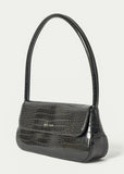 Bag | Camille (Black Brushed Recycled Croc)