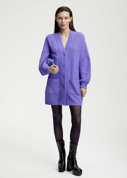 Jumper | Alpha GZ Midi Cardigan (Purple Opulence Melange)