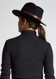 Hat | Messer Adjustable Fedora (Black/Brown)