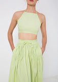 Skirt | Drawstring Maxi (Pistachio)