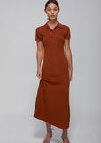 Dress | Lisa Rib (Russet Brown)