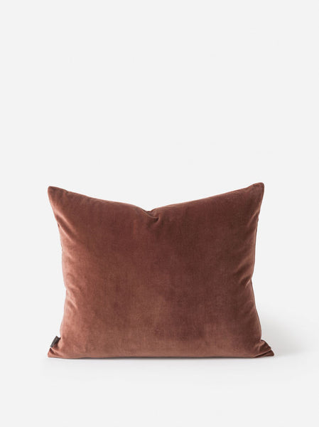 Cushion Cover | Cotton Velvet (Eggplant)