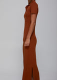 Dress | Lisa Rib (Russet Brown)