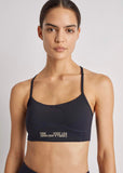 Top | Kennedy Panelled Crop (Navy)