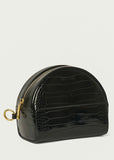 Pouch | Circulo Essentials (Black Brushed Recycled Croc)