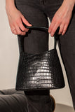 Bag | Chloe (Black Recycled Croc)