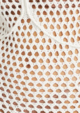 Dress | Cotton Crochet Knit (White)