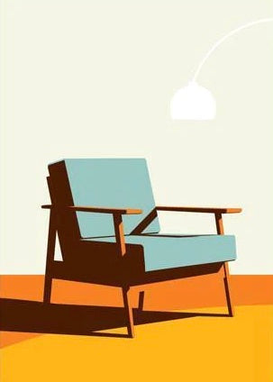 Art Print | Retro Relaxer (A3)