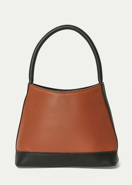 Bag | Chloe (Two Tone Rust/Black Recycled PU)