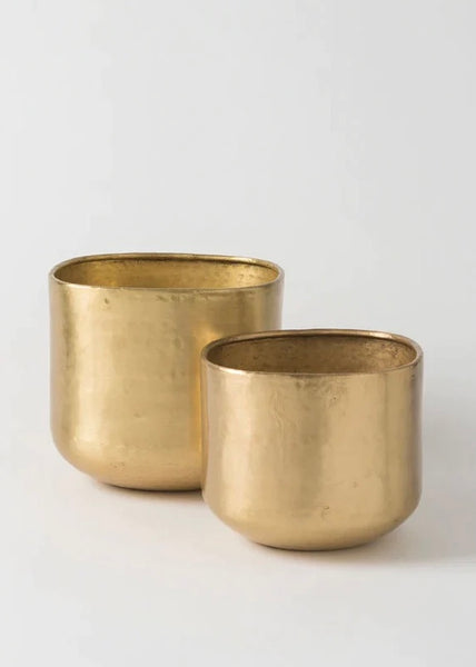 Planter | Gava Square (Antique Brass)