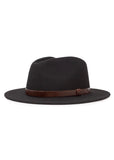 Hat | Messer Adjustable Fedora (Black/Brown)