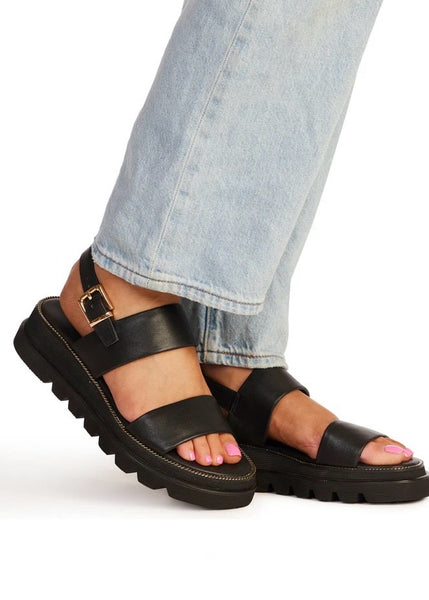 Sandals | Portia (Black Calf)