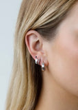 Earring | Mini Rock Huggies (Gold)