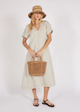 Bucket Hat | Positano (Tea/Natural Stripe)