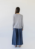 Cardigan | Knit Button (Cocoa)
