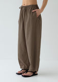 Side view of Sophie Effortless Cocoa pant