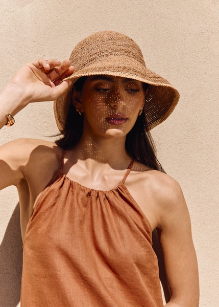Bucket Hat | Positano (Tea/Natural)