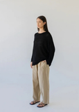 Jumper | Relaxed Knit Pullover (Cocoa)