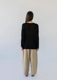 Jumper | Relaxed Knit Pullover (Cocoa)