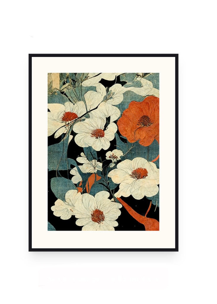 Art Print | Asian Flowers