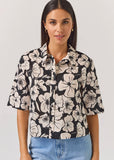 Top | Imogen (Black Floral)