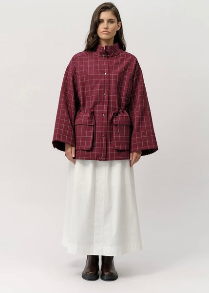 Jacket | Lawson (Port Wine Check)