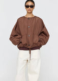 Jacket | Foster (Brown + Cream)