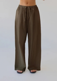 Pant | Cotton Wide (Cocoa)