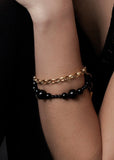 Bracelet | Ombre (Onyx/Gold)
